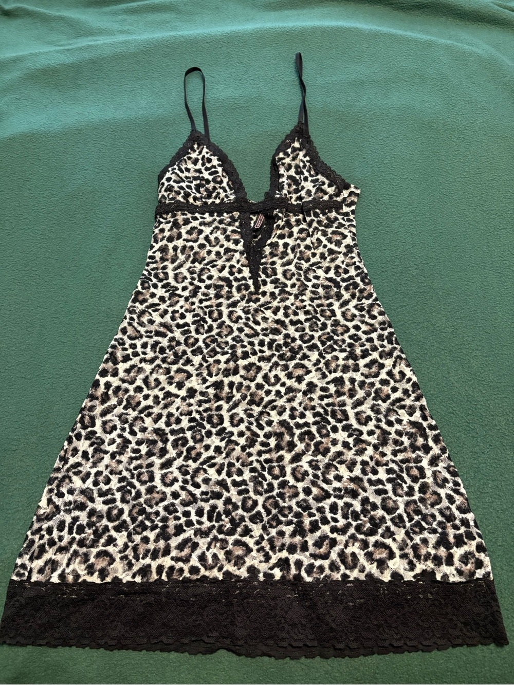 Victoria's Secret Lacie Leopard Print Chemise